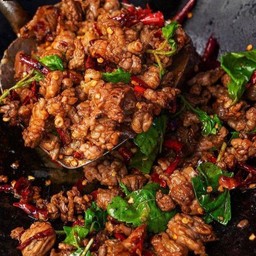 กะเพราเนื้อสับ