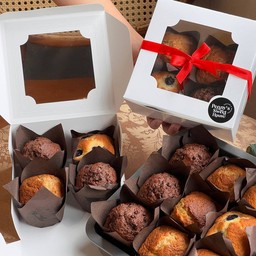 Muffins Boxset  (4ชิ้น) คละรสชาติ