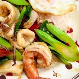 ข้าวคะน้าทะเล