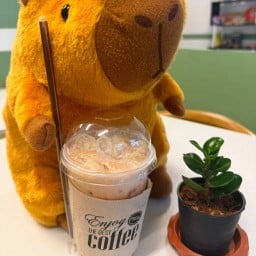 กาแฟ น้ำปั่นผลไม้ & ไก่กรอบ