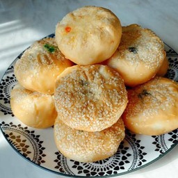 ซาลาเปาทอด ไส้เผือก