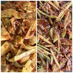 ยำมะม่วงน้ำปลาหวาน