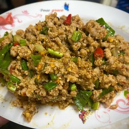 ก้อยหมูสุก