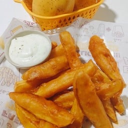 มันฝรั่งทอดกรอบ&ซอสดิป