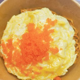 ไข่ข้นใช้ไข่2ฟองโรยด้วยไข่กุ้ง