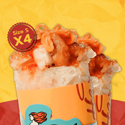 <🔥ลดแรง> ฮาโร่ย เหนียวไก่แร็พ S x4