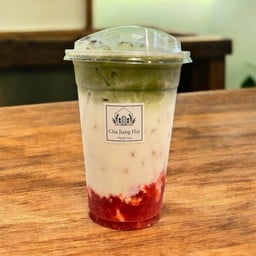 มัจฉะนมสดสตอ เบอร์รี่