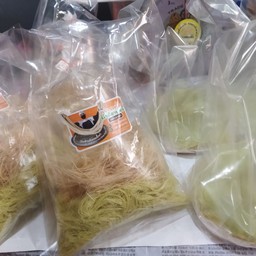 โรตีสายไหมผสม 2 สี  ชุดกลาง