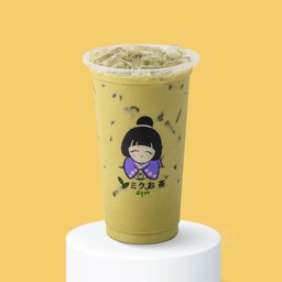 พรีเมี่ยมมัทฉะลาเต้(Matcha Milk Tea)