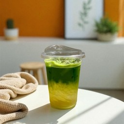 Iced Matcha Kikka - มัทฉะน้ำเก๊กฮวย
