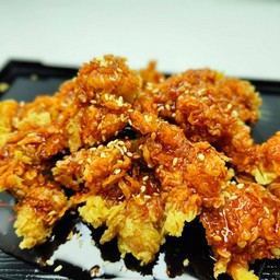 ไก่กรอบซอสเกาหลี