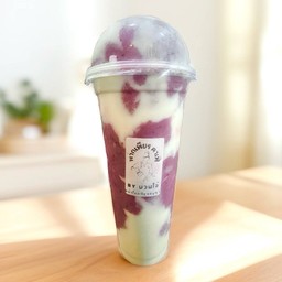 บลูเบอร์รี่สมูทตี้โยเกิร์ต