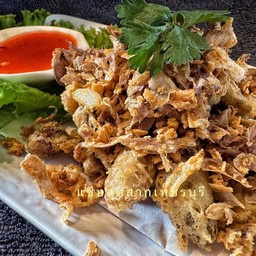 ไส้อ่อนทอดกระเทียม