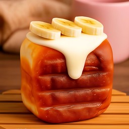 ปังปิ้งไส้นมสด+กล้วยหอม