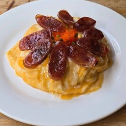 ข้าวไข่ข้นกุนเชียงไข่กุ้ง