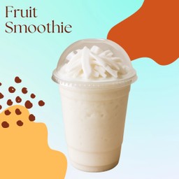 สมูทตี้มะพร้าวปั่นนมสด (แก้ว 22 oz)