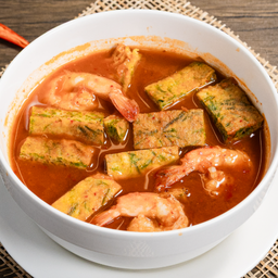 แกงส้มชะอมกุ้ง (กับข้าว)