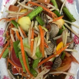 ตำหอยแครง