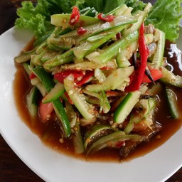 ตำแตงปลาร้าโคตรนัว