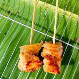 กินชา + กินหมูปิ้ง