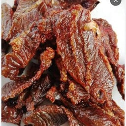เนื้อแดดเดียวทอด   Fried sun-fried beef