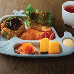 ข้าวแซลมอนเทอริยากิคุณหนู