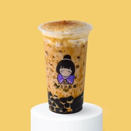 ชานมบราวน์ชูการ์ไข่มุกลาวา