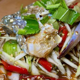 ตำปูม้า(สุก-ดิบ)