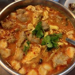 ต้มยำหมูเด้ง ไข่เจียว น้ำข้น+ไข่เปล่า