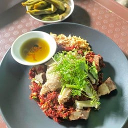 ลาบแปดขาดิบ(หมู+เนื้อ)