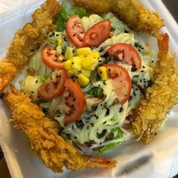 สลัดกุ้งกรอบ