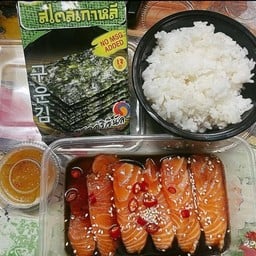 เซ็ทซาซิมิดอง100g.ข้าวสาหร่าย