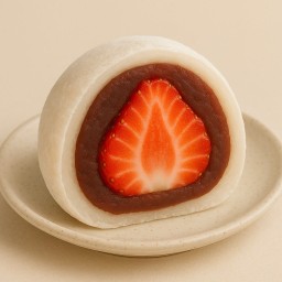 สตอเบอรี่ไดฟุกุ ไซส์เล็ก Strawberry daifuku Size S