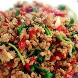 ข้าวกะเพราหมูสับ