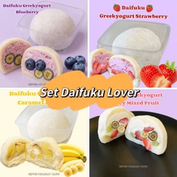 Set Daifuku Lover (ไดฟูกุ กรีกโยเกิร์ต 4 รสชาติ)