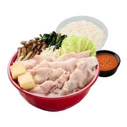 สุกี้นาเบะ ชุดรวมหมู พร้อมข้าวญี่ปุ่น - คุโรซุป