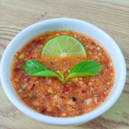 น้ำจิ้มถั่วรสแซ่บ