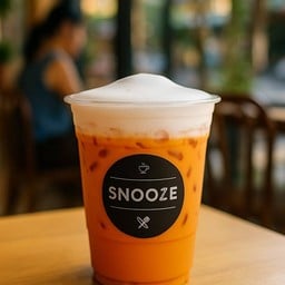 ชาไทยเย็น Iced Thai Tea Latte