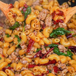 มักโรนี ผัดขี้เมา หมูนุ่ม