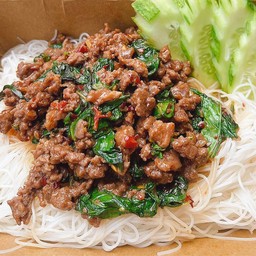 หมี่เพราเนื้อสับ