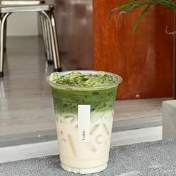 มัทฉะลาเต้ (นมวัว)