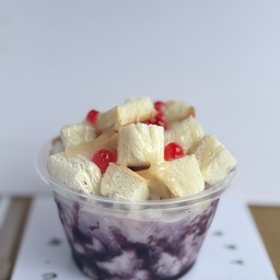 ปังเย็น นมสดบลูเบอร์รี่