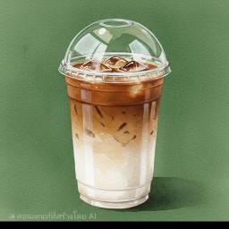 ลาเต้ นมมะพร้าว