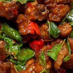 ใบเพรา พริกแห้ง