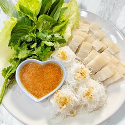 เมี่ยงสามชั้นต้ม