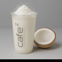 มะพร้าวปั่นนมสด