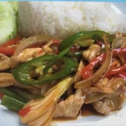 Rice With Stir Fried Chilies