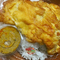 ข้าวไข่เจียว+มันปู