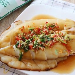 ทิวลี่หมึกย่างเตาถ่าน