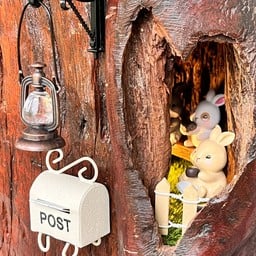 ร้านนี้เค้ามีโพรงกระต่ายน้อยด้วยนะคะ น่ารักสุดๆ